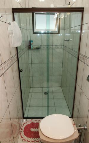 Casa para alugar com 248m², 3 quartos e 3 vagasBanheiro da Suíte 1