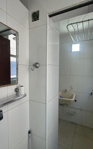 Apartamento para alugar com 51m², 1 quarto e 1 vaga Apartamento para alugar com 51m², 1 quarto e 1 vagaBanheiro 1