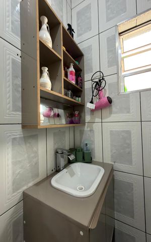 Casa para alugar com 125m², 2 quartos e 2 vagasSuíte 1 Banheiro 