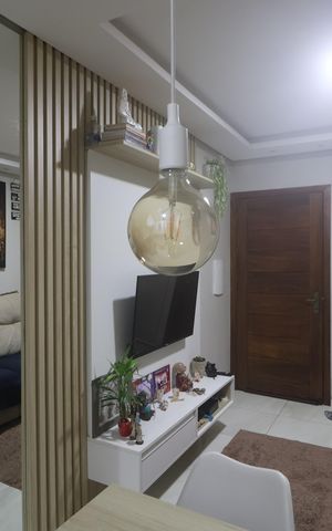 Casa de condomínio para alugar com 70m², 2 quartos e 1 vagaSala
