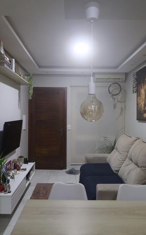 Casa de condomínio para alugar com 70m², 2 quartos e 1 vagaSala