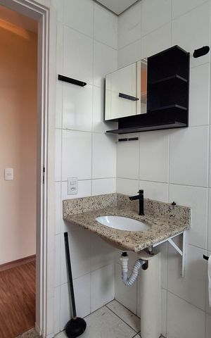 Apartamento para alugar com 50m², 2 quartos e 1 vagaBanheiro