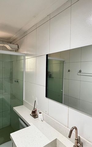 Casa para alugar com 130m², 3 quartos e 4 vagas Casa para alugar com 130m², 3 quartos e 4 vagasBanheiro 1