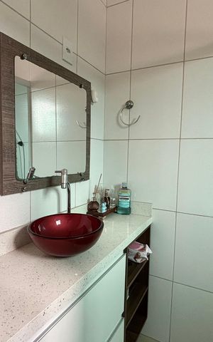 Casa para alugar com 130m², 3 quartos e 4 vagas Casa para alugar com 130m², 3 quartos e 4 vagasBanheiro 1