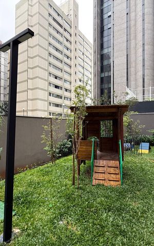 Studio para alugar com 32m², 1 quarto e sem vaga