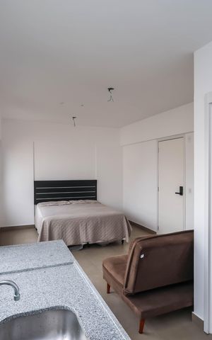 Studio à venda com 24m², 1 quarto e sem vagaQuarto e Cozinha