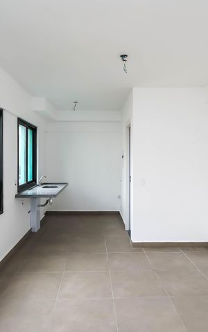 Studio para alugar com 24m², 1 quarto e sem vagaQuarto e Cozinha
