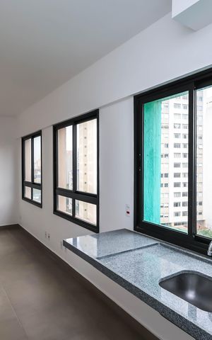 Studio para alugar com 24m², 1 quarto e sem vagaQuarto e Cozinha