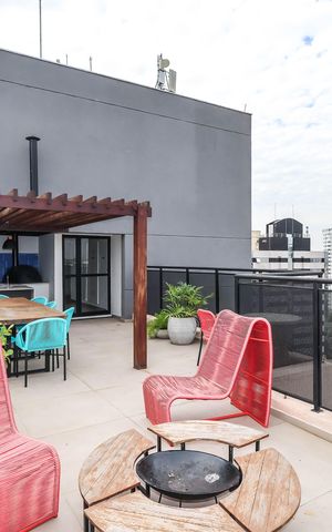 Studio para alugar com 24m², 1 quarto e sem vagaRoofTop