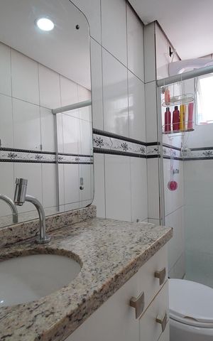 Apartamento para alugar com 55m², 2 quartos e 1 vagaBanheiro