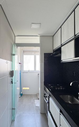 Apartamento para alugar com 58m², 2 quartos e 1 vagaCozinha 