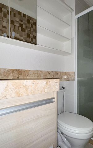 Apartamento para alugar com 58m², 2 quartos e 1 vagaBanheiro - Suíte