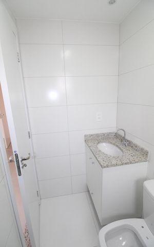Apartamento para alugar com 57m², 2 quartos e 2 vagasBanheiro da Suíte