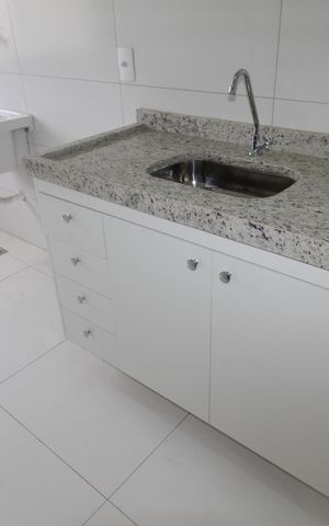 Apartamento para alugar com 57m², 2 quartos e 2 vagasCozinha / Área de Serviço