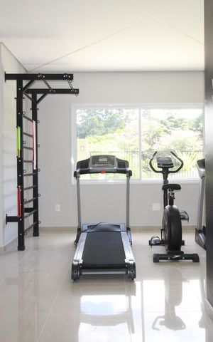 Apartamento para alugar com 57m², 2 quartos e 2 vagasÁrea comum - Academia