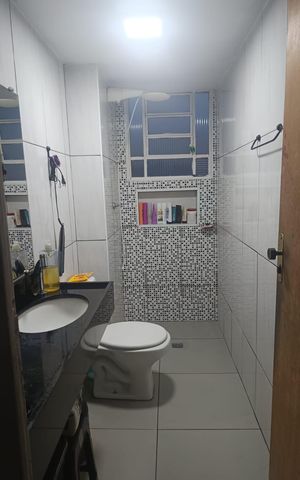 Apartamento à venda com 49m², 2 quartos e 1 vaga Apartamento à venda com 49m², 2 quartos e 1 vagaBanheiro