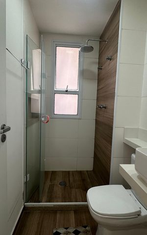 Apartamento para alugar com 43m², 1 quarto e 1 vaga Apartamento para alugar com 43m², 1 quarto e 1 vagaBanheiro