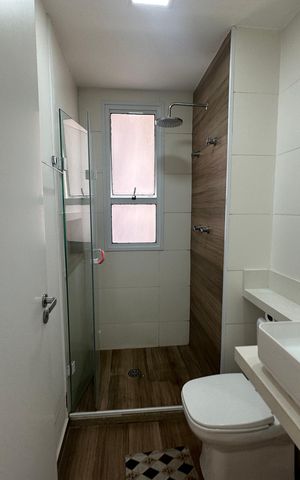 Apartamento para alugar com 43m², 1 quarto e 1 vaga Apartamento para alugar com 43m², 1 quarto e 1 vagaBanheiro