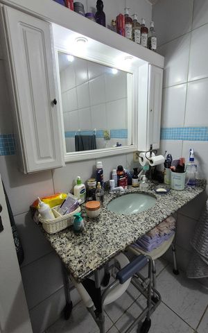 Apartamento para alugar com 80m², 2 quartos e 1 vagaBanheiro Social 