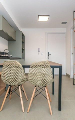 Apartamento à venda com 24m², 1 quarto e sem vaga Apartamento à venda com 24m², 1 quarto e sem vagaSala/Cozinha