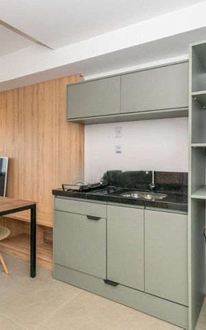 Apartamento à venda com 24m², 1 quarto e sem vaga Apartamento à venda com 24m², 1 quarto e sem vagaCozinha