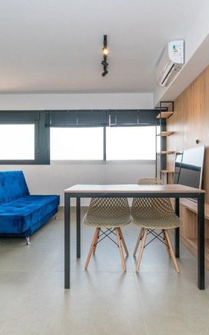 Apartamento à venda com 24m², 1 quarto e sem vaga Apartamento à venda com 24m², 1 quarto e sem vagaCozinha/Sala