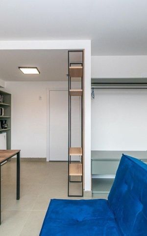Apartamento à venda com 24m², 1 quarto e sem vaga Apartamento à venda com 24m², 1 quarto e sem vagaSala/Cozinha