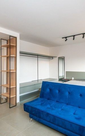 Apartamento à venda com 24m², 1 quarto e sem vaga Apartamento à venda com 24m², 1 quarto e sem vagaSala/Quarto