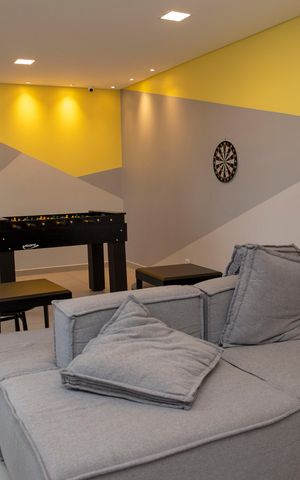 Apartamento à venda com 46m², 2 quartos e 1 vagaSalão de jogos
