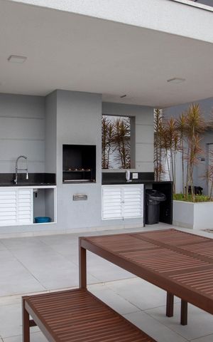 Apartamento à venda com 46m², 2 quartos e 1 vagaChurrasqueira 2