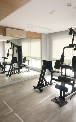 Studio à venda com 27m², 1 quarto e 1 vaga Studio à venda com 27m², 1 quarto e 1 vagaÁrea comum - Academia