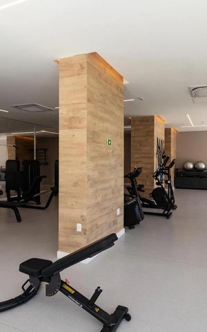 Apartamento para alugar com 36m², 1 quarto e sem vaga Apartamento para alugar com 36m², 1 quarto e sem vagaÁrea comum - Academia