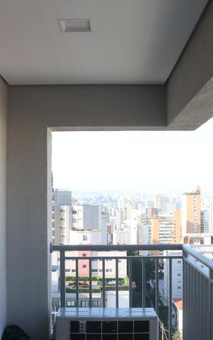 Apartamento para alugar com 36m², 1 quarto e sem vagaVaranda