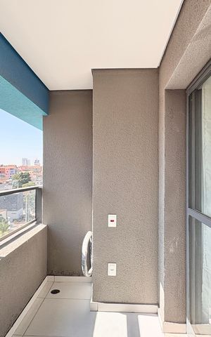 Studio à venda com 26m², 1 quarto e sem vaga Studio à venda com 26m², 1 quarto e sem vagaVaranda