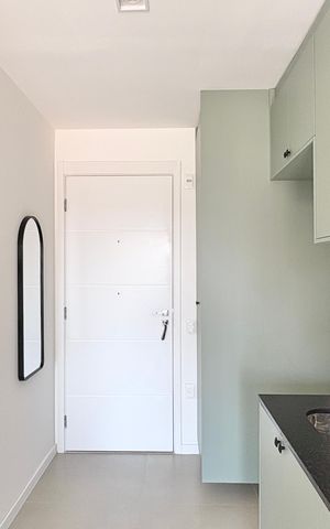 Studio à venda com 26m², 1 quarto e sem vaga Studio à venda com 26m², 1 quarto e sem vagaCozinha