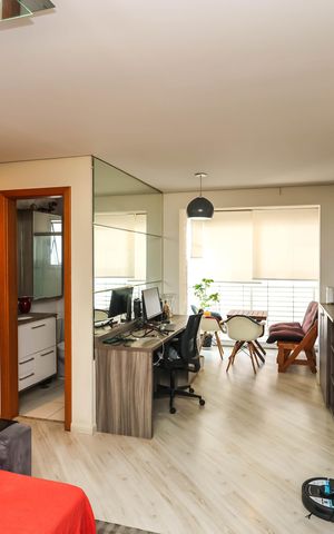 Apartamento à venda com 62m², 2 quartos e 2 vagasSala