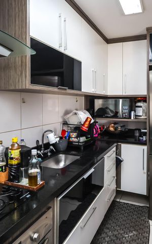 Apartamento à venda com 62m², 2 quartos e 2 vagasCozinha e Área de Serviço