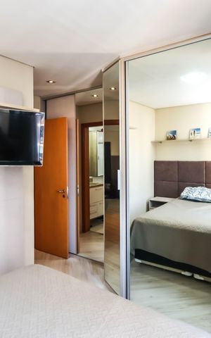 Apartamento à venda com 62m², 2 quartos e 2 vagasQuarto 1 - Suíte