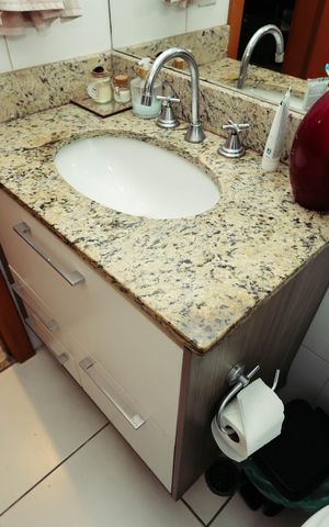 Apartamento à venda com 62m², 2 quartos e 2 vagasBanheiro Social