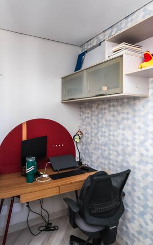 Apartamento à venda com 62m², 2 quartos e 2 vagasQuarto 2