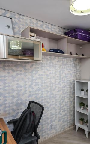 Apartamento à venda com 62m², 2 quartos e 2 vagasQuarto 2