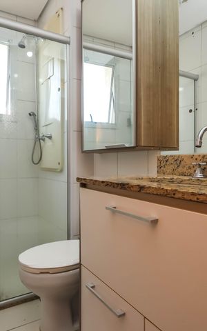 Apartamento à venda com 62m², 2 quartos e 2 vagasQuarto 1 - Suíte