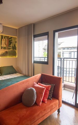 Studio para alugar com 24m², 1 quarto e sem vaga Studio para alugar com 24m², 1 quarto e sem vagaSala / Quarto - Studio