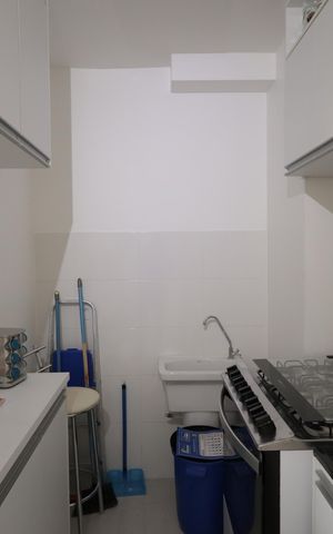 Apartamento para alugar com 33m², 2 quartos e sem vagaCozinha - Área de serviço 