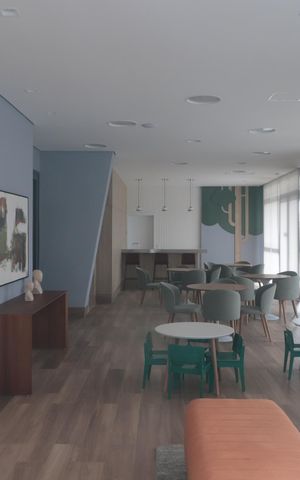 Apartamento para alugar com 88m², 2 quartos e 1 vagaÁrea comum - Salão de festas