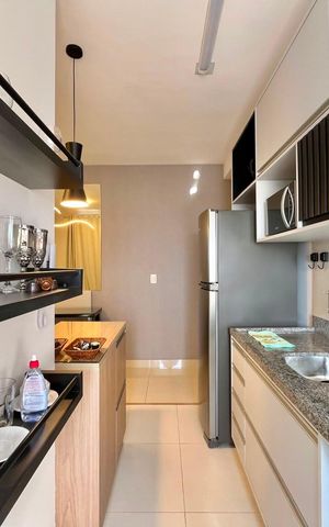 Apartamento para alugar com 75m², 1 quarto e 1 vaga
