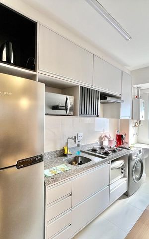 Apartamento para alugar com 75m², 1 quarto e 1 vaga