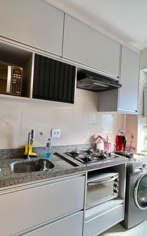Apartamento para alugar com 75m², 1 quarto e 1 vaga Apartamento para alugar com 75m², 1 quarto e 1 vagaCozinha e Área de Serviço