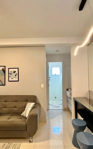 Apartamento para alugar com 75m², 1 quarto e 1 vaga Apartamento para alugar com 75m², 1 quarto e 1 vagaSala