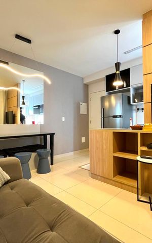 Apartamento para alugar com 75m², 1 quarto e 1 vaga Apartamento para alugar com 75m², 1 quarto e 1 vagaSala